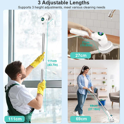 8-in-1 Wireless Electric Cleaning Brush