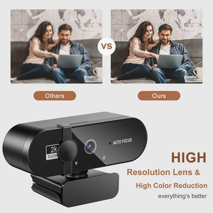 4K USB Webcam with Microphone