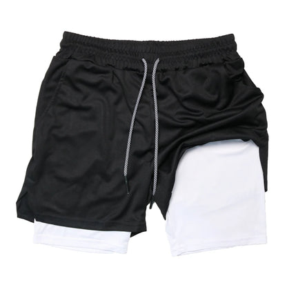 Multi-Pocket Fitness Shorts