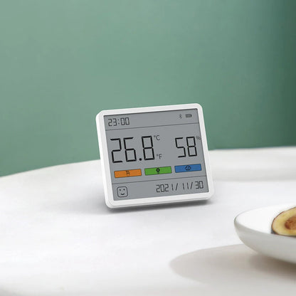 Digital LCD Thermometer Hygrometer Clock