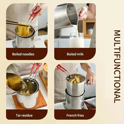 Stainless Steel Deep Fryer Pot