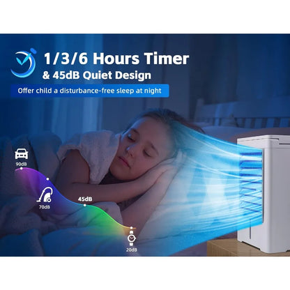 Mini USB Air Cooler Portable Evaporative Fan
