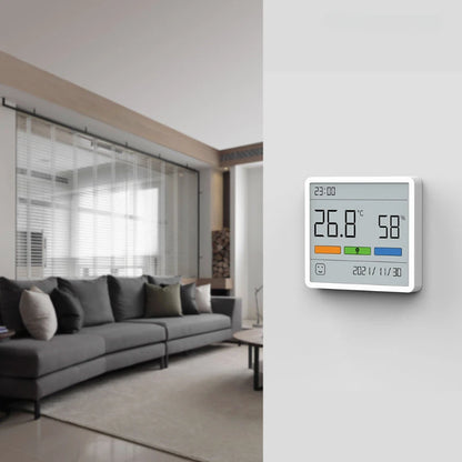 Digital LCD Thermometer Hygrometer Clock