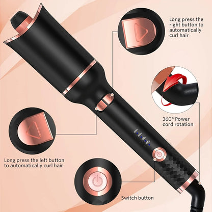 Automatic Rotating Ceramic Hair Curler