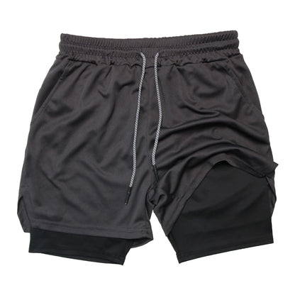 Multi-Pocket Fitness Shorts