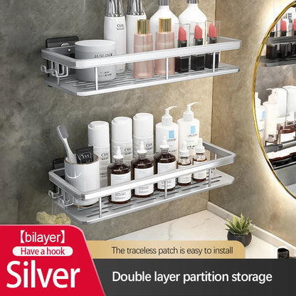 Stainless Steel Bathroom Storage Rack