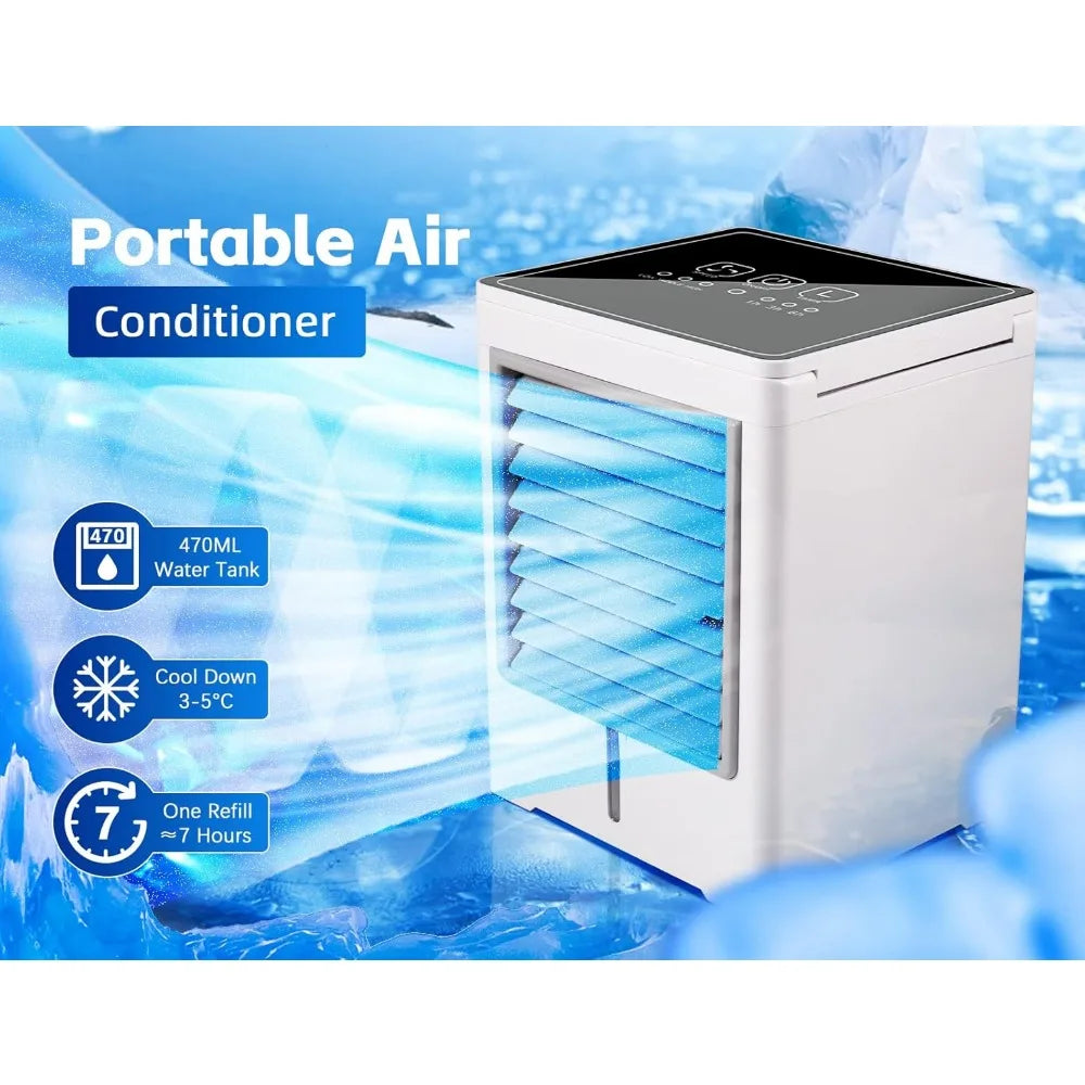 Mini USB Air Cooler Portable Evaporative Fan