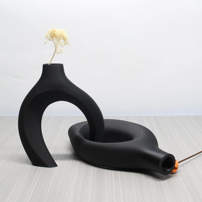 Bohemian Art Vase Set – Decorative