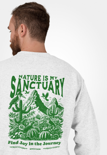 Graphic Designed Minimalist Crewneck Sweatshirt
