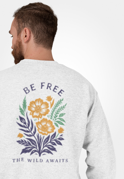 Graphic Designed Minimalist Crewneck Sweatshirt