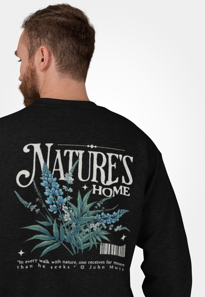 Graphic Designed Minimalist Crewneck Sweatshirt