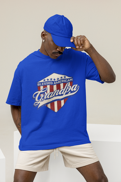 Graphic Designed Minimalist Grandpa Comfort Styled T-shirts