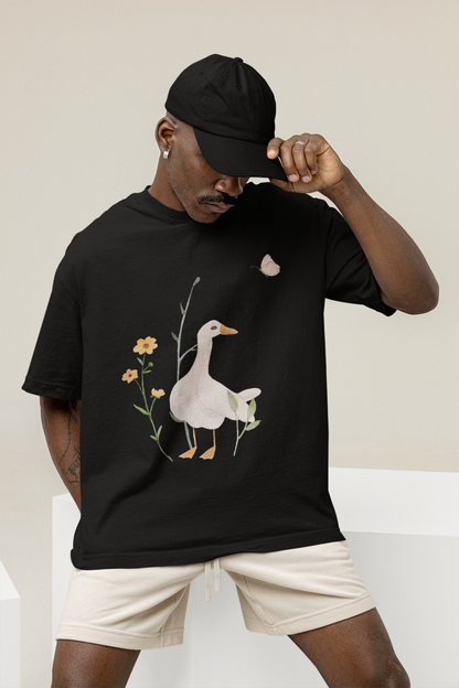 Graphic Designed Minimalist Goose Comfort Styled T-shirts