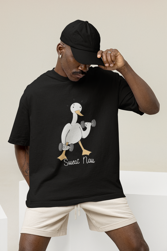 Graphic Designed Goose Sweating Out Unisex Comfort Styled T-shirts