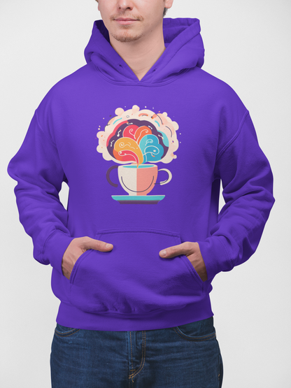 Unisex Heavy Blend Hooded Coffee Genuis Hoodie
