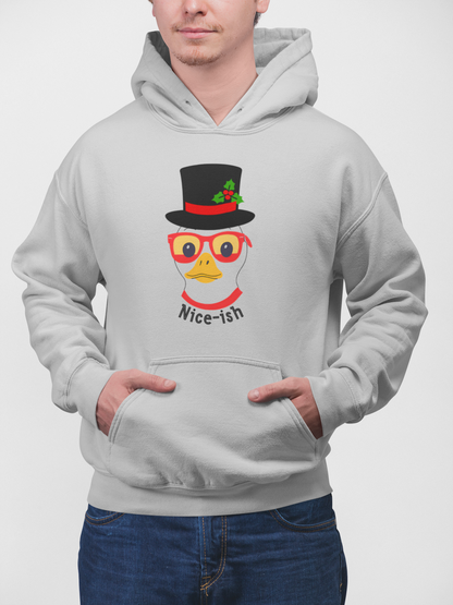 Unisex Heavy Blend Hooded Christmas Duck Hoodie