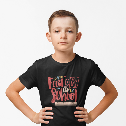 Designed Kids Back to School Graphic Print T-shirts