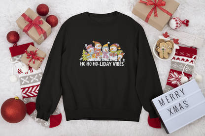 Graphic Designed Holiday Love Christmas Unisex Crewneck Sweatshirt