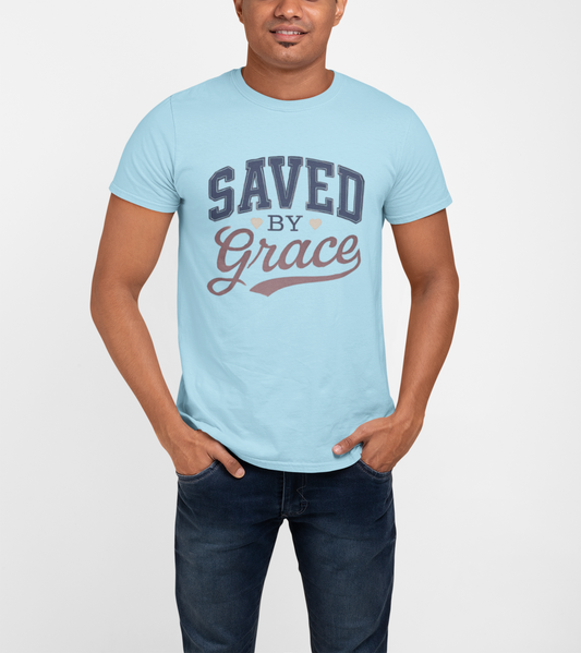 Saved By Grace Unisex Bible Verse T-Shirt